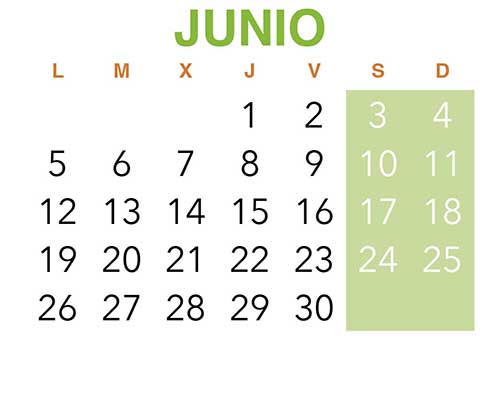 Calendario VinuesAventura. Junio